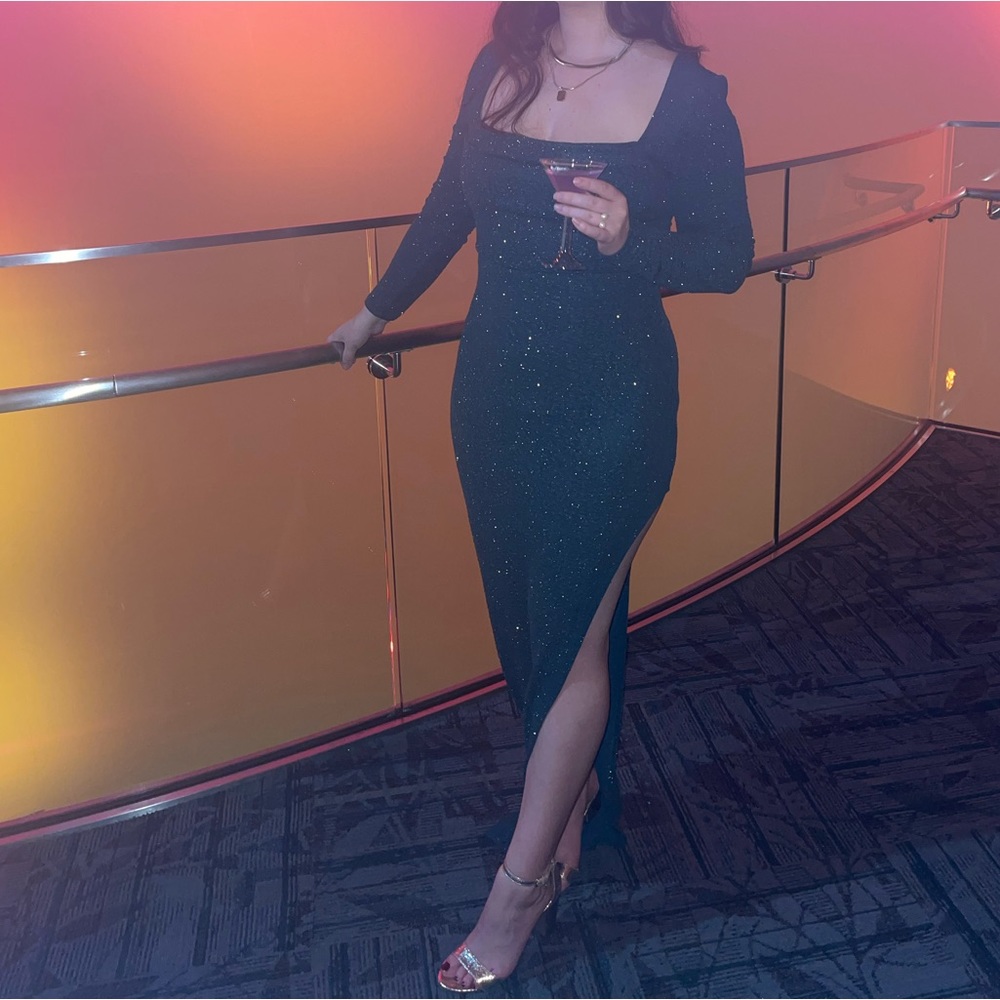 Forest Green Long Sleeve dress